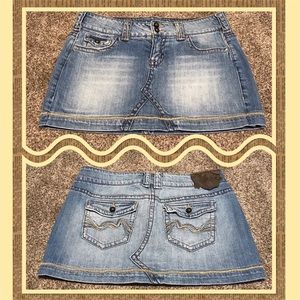 Jean Mini Skirt sz. 7